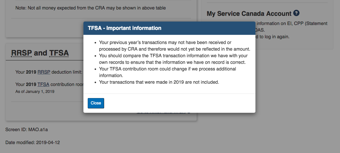 calculate TFSA share limit